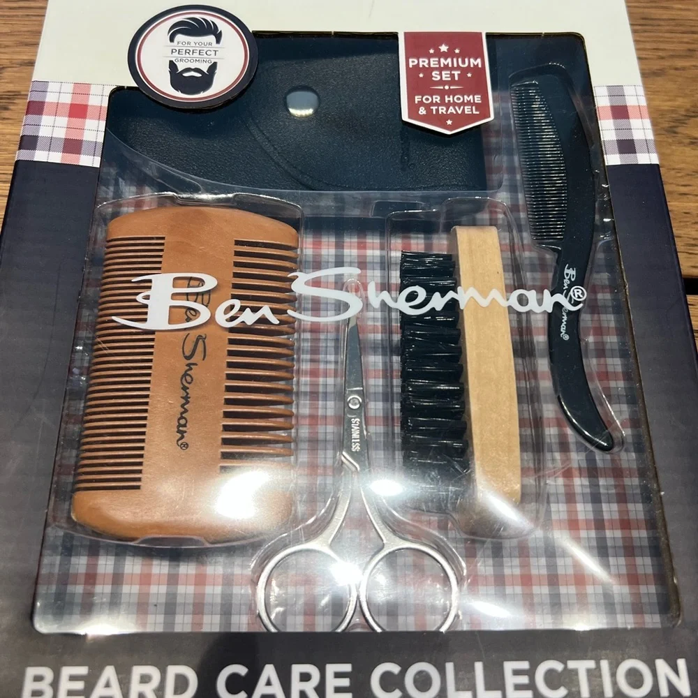 Ben Sherman | Beard Care Collection Premium Gift Set | Home & Travel | NWT